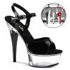 Pleaser Captiva-609 6" Stiletto Heel Sandal High Heels 2 Pleaser Captiva-609 6" Stiletto Heel Sandal High Heels