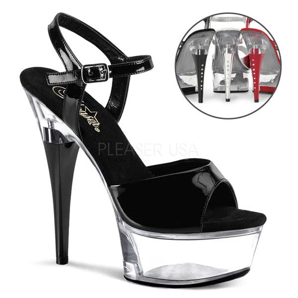 Pleaser Captiva-609 6" Stiletto Heel Sandal High Heels 3 Pleaser Captiva-609 6" Stiletto Heel Sandal High Heels