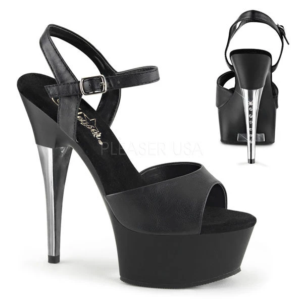 Pleaser Captiva-609 6" Stiletto Heel Sandal High Heels 5 Pleaser Captiva-609 6" Stiletto Heel Sandal High Heels