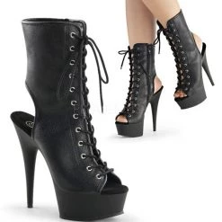 Pleaser Delight-1016 6" Stiletto Heel Ankle Boot