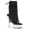 Pleaser Delight-1017TF Fringe 6" Platform Boot Boots