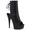 Pleaser Boots Delight-1018 Open Toe 6" Ankle Boot
