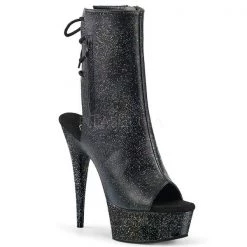 Pleaser Delight-1018MMG Glitter Platfom Boot Boots