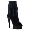 Pleaser Delight-1019 Suede Fringe Ankle Boot 1 Pleaser Delight-1019 Suede Fringe Ankle Boot