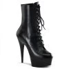 Pleaser Boots Delight-1020 Lace-up 6" Platform Boot