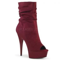 Pleaser Delight-1031 Stiletto Heel Ankle Boots