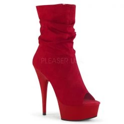 Pleaser Delight-1031 Stiletto Heel Ankle Boots