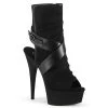 Pleaser Delight-1034 Black Suede Platform Boots 2 Pleaser Delight-1034 Black Suede Platform Boots