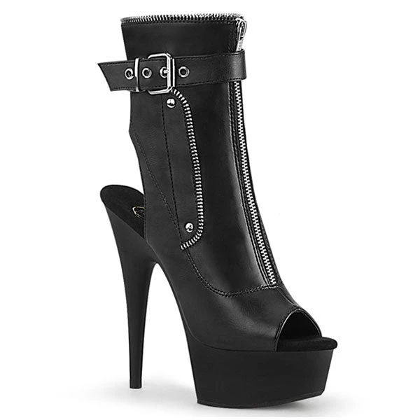 Pleaser Delight-1035 Buckled 6" Platform Boots 3 Pleaser Delight-1035 Buckled 6" Platform Boots
