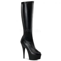 Pleaser Delight-2000 Knee High 6" Platform Boot