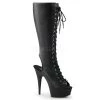 Pleaser Delight-2016 Lace-up 6" Knee High Platform Boot 1 Pleaser Delight-2016 Lace-up 6" Knee High Platform Boot