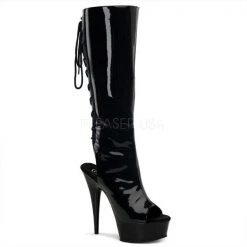 Pleaser Delight-2018 Knee High 6" Platform Boot