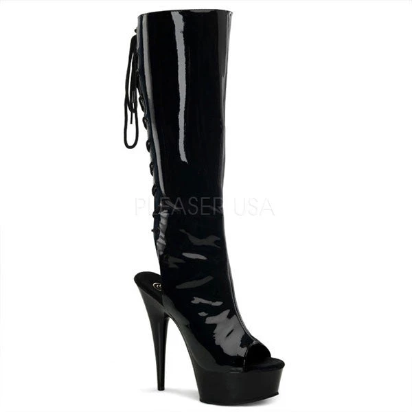 Pleaser Delight-2018 Knee High 6" Platform Boot 3 Pleaser Delight-2018 Knee High 6" Platform Boot
