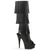 Pleaser Pleaser Shoes Delight-2019-3 Fringed Knee-High Boot 1 Pleaser Pleaser Shoes Delight-2019-3 Fringed Knee-High Boot
