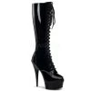 Pleaser Delight-2023 Lace-up Knee High Boots