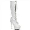 Pleaser Delight-2023 Lace-up 6" Knee High Boot
