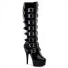 Pleaser Delight-2049 Buckled Platform Boots 2 Pleaser Delight-2049 Buckled Platform Boots