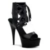 Pleaser Delight-600-14 Lace-up Platform Heels