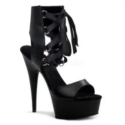 Pleaser Delight-600-14 Lace-up Platform Heels