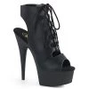 Pleaser Boots Delight-600-20 Black 6" Ankle Bootie 2 Pleaser Boots Delight-600-20 Black 6" Ankle Bootie