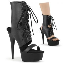 Pleaser Delight-600-37 Lace-up Platform Heels High Heels