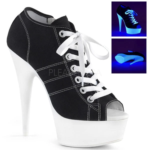 Pleaser Platform Sandals Delight-600SK-01 Platform Heels 3 Pleaser Platform Sandals Delight-600SK-01 Platform Heels