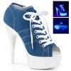 Pleaser Platform Sandals Delight-600SK-01 Platform Heels 1 Pleaser Platform Sandals Delight-600SK-01 Platform Heels