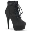 Pleaser Delight-600TL-02 Lace-up Ankle Bootie