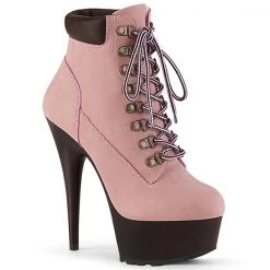 Pleaser Delight-600TL-02 Lace-up Ankle Bootie