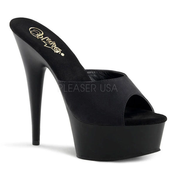 Pleaser Delight-601PS 6" High Heel Platform Slide 3 Pleaser Delight-601PS 6" High Heel Platform Slide