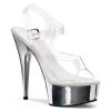Pleaser Delight-608 6" High Heel Platform Sandal High Heels 2 Pleaser Delight-608 6" High Heel Platform Sandal High Heels