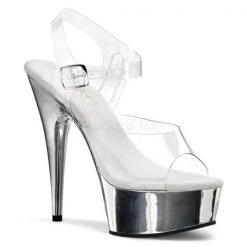 Pleaser Delight-608 6" High Heel Platform Sandal High Heels