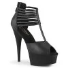 Pleaser Delight-626 Peep Toe Platform Heels High Heels