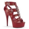 Pleaser Cage Strap Delight-658 6" Platform Sandal