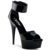 Pleaser High Heels Delight-670-3 Ankle Cuff 6" Platform Sandal