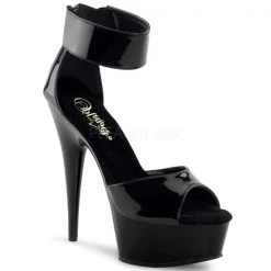 Pleaser High Heels Delight-670-3 Ankle Cuff 6" Platform Sandal