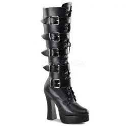 Pleaser Electra-2042 Buckled 5" Platform Boot