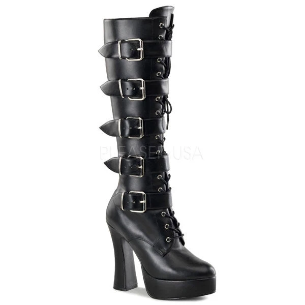 Pleaser Electra-2042 Buckled 5" Platform Boot 4 Pleaser Electra-2042 Buckled 5" Platform Boot