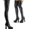 Pleaser Electra-3000Z Thigh High Boot Boots 2 Pleaser Electra-3000Z Thigh High Boot Boots