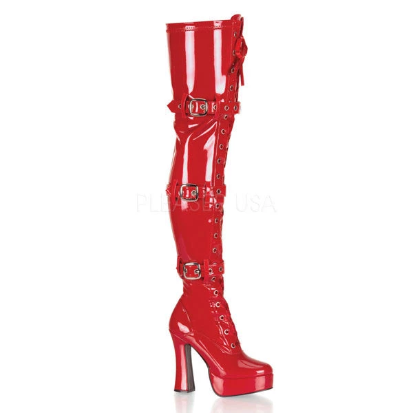 Pleaser Electra-3028 Thigh High Platform Boots 5 Pleaser Electra-3028 Thigh High Platform Boots