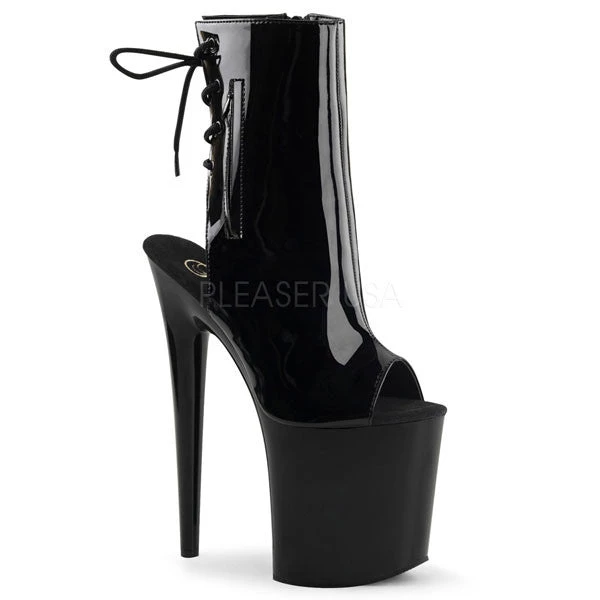 Pleaser Flamingo-1018 Platform 8" Ankle Boots 3 Pleaser Flamingo-1018 Platform 8" Ankle Boots