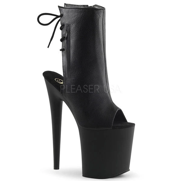 Pleaser Flamingo-1018 Platform 8" Ankle Boots 4 Pleaser Flamingo-1018 Platform 8" Ankle Boots
