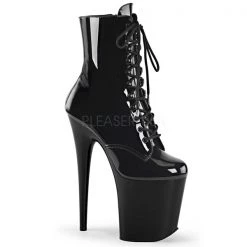 Pleaser Flamingo-1020 Lace-up 8" Platform Boots