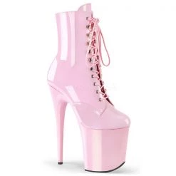 Pleaser Flamingo-1020 Lace-up 8" Platform Boots