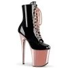 Pleaser Flamingo-1020 Lace-up Platform Boots