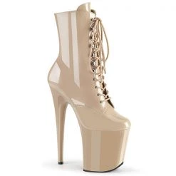 Pleaser Flamingo-1020 Lace-up 8" Platform Boots
