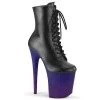 Pleaser Flamingo-1020BP Lace-up 8" Platform Boots 1 Pleaser Flamingo-1020BP Lace-up 8" Platform Boots