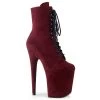 Pleaser Flamingo-1020FS Suede 8" Platform Boots 2 Pleaser Flamingo-1020FS Suede 8" Platform Boots