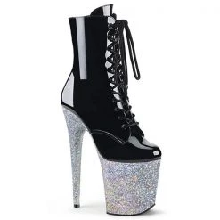 Pleaser Flamingo-1020LG Lace-up Platform Boots