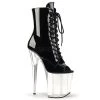 Pleaser Flamingo-1021 Lace-up 8" Platform Boots